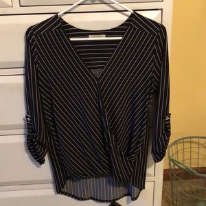 Stripped 3/4 sleeve blouse by Beacon